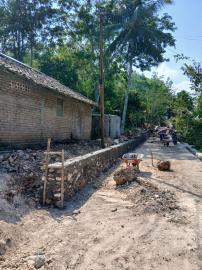 Pembangunan Talud Jalan Padukuhan Pakel